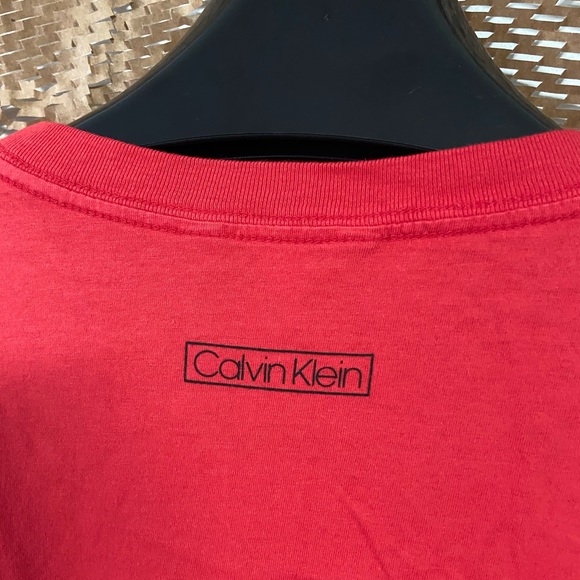 CALVIN KLEIN JEANS | Red T-shirt - Picture 5 of 6